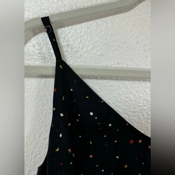 Rails Brianna 100% Silk Slip Dress in Black Confetti Women’s XS Classy Summer - Picture 6 of 14